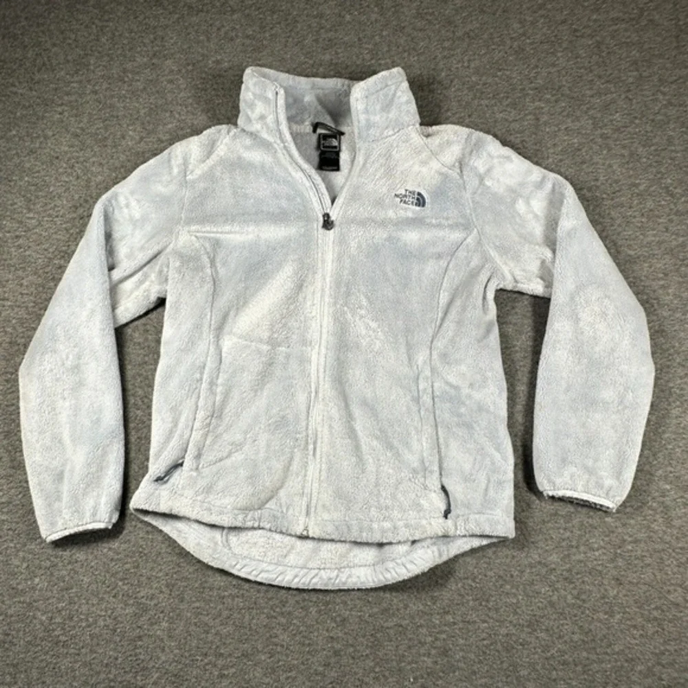 The North Face Osito Fleece zip Front Jacket‎ Womens L Large Gray